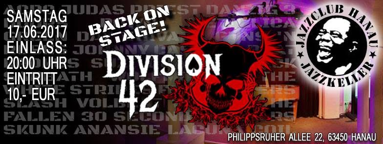 Division 42 - Back On Stage! im JazzKeller Hanau