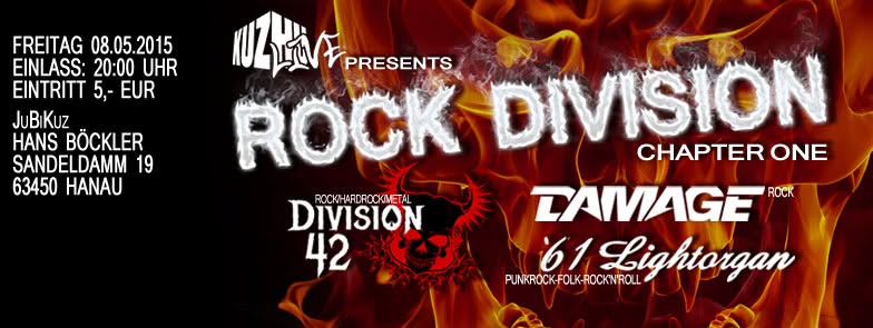 KUZ Live Rock Division Chapter One: '61 Lightorgan + Damage + Division42
