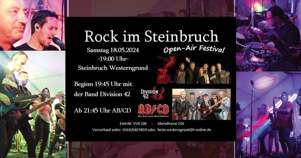 Rock im Steinbruch - Division 42 und AB/CD!!!