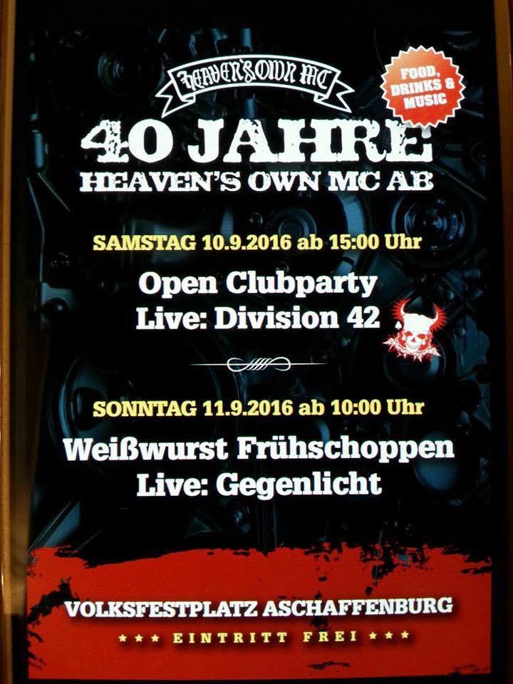 Division 42 live - 40 Jahre Heavens Own M.C. Aschaffenburg