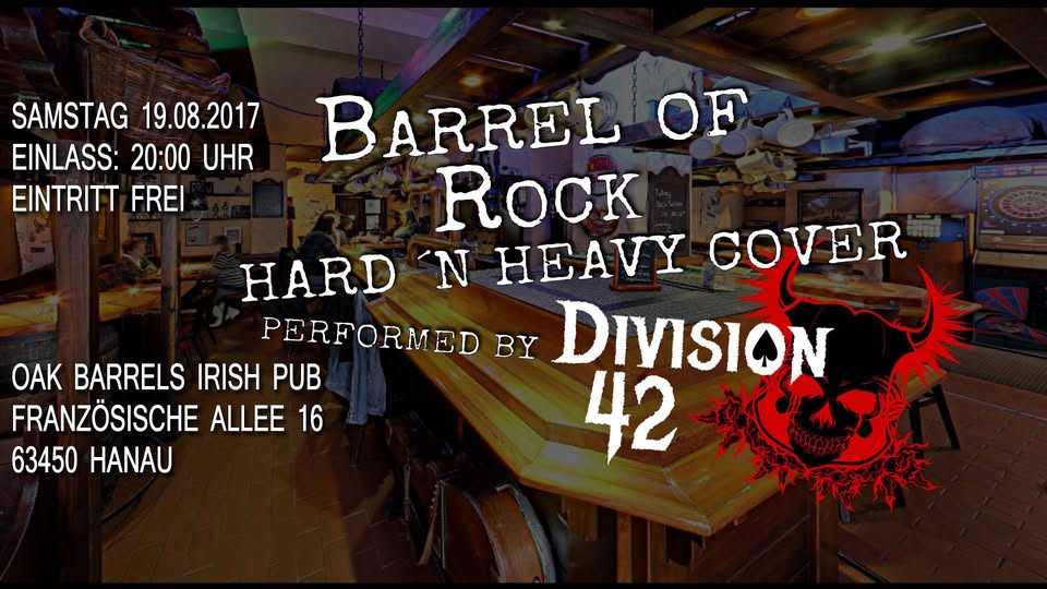 Barrel of Rock - Division42 live - Hard 'n Heavy Cover